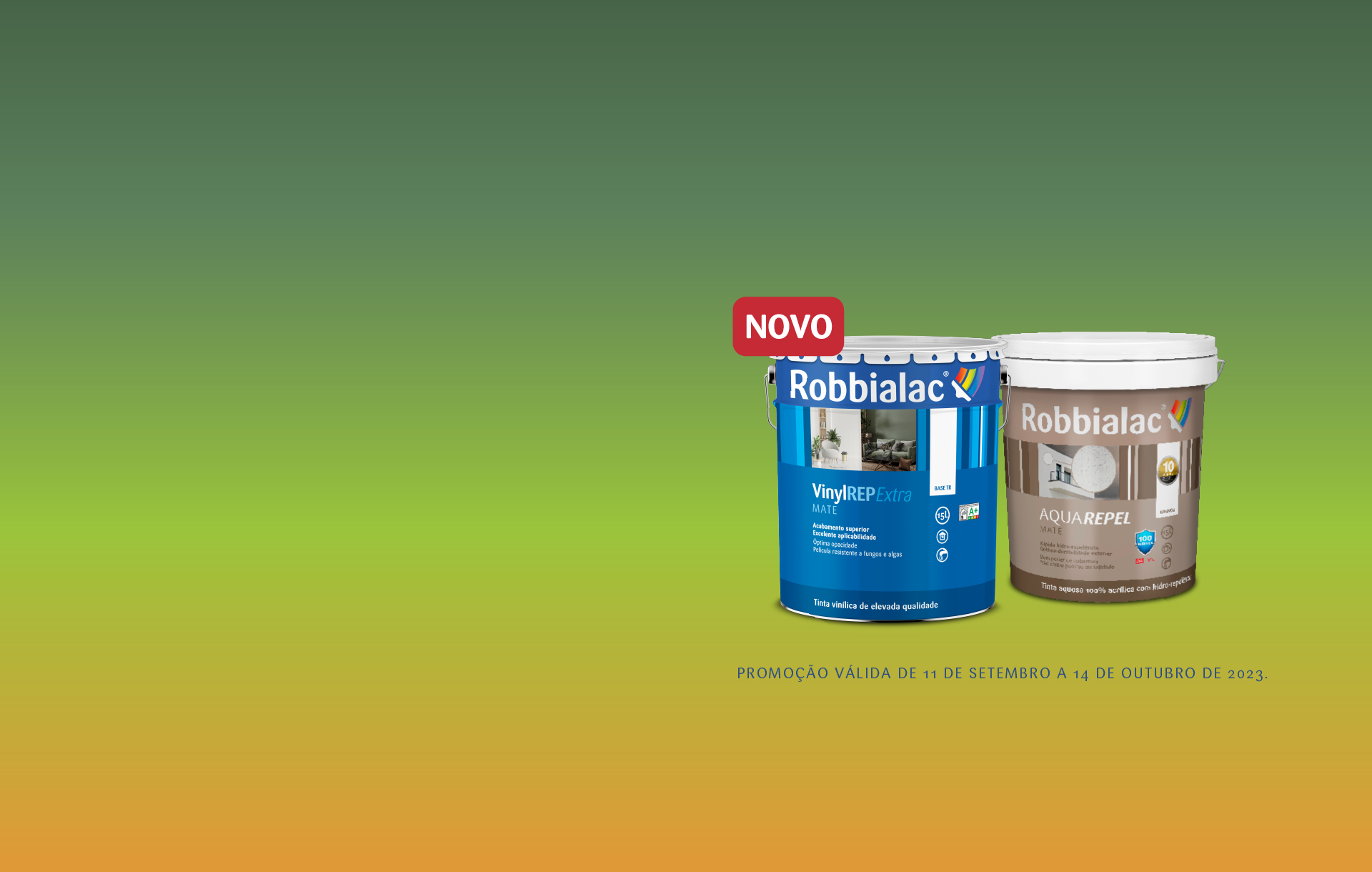 Promoção válida de 11/09 a 14/10